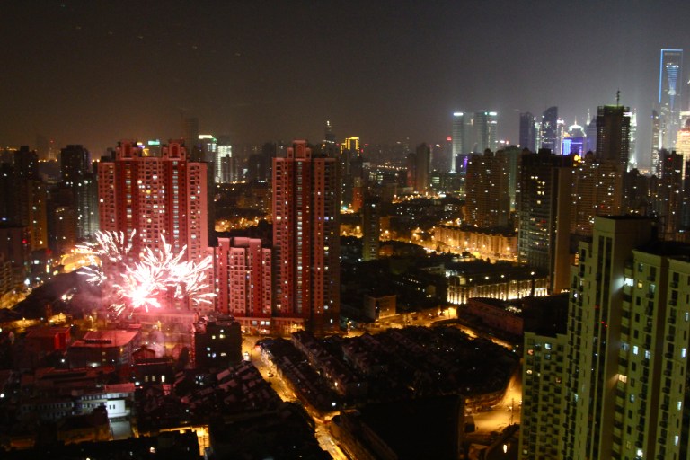 Shanghai: real and modeled