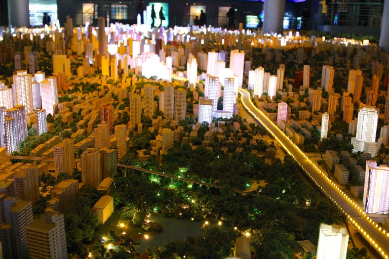 Shanghai: real and modeled