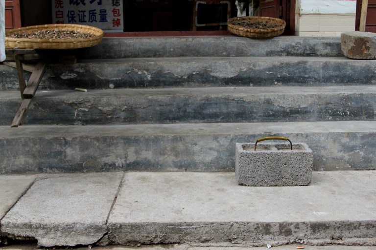 Drying behaviors using a special brace to “create space”, and a doorstop